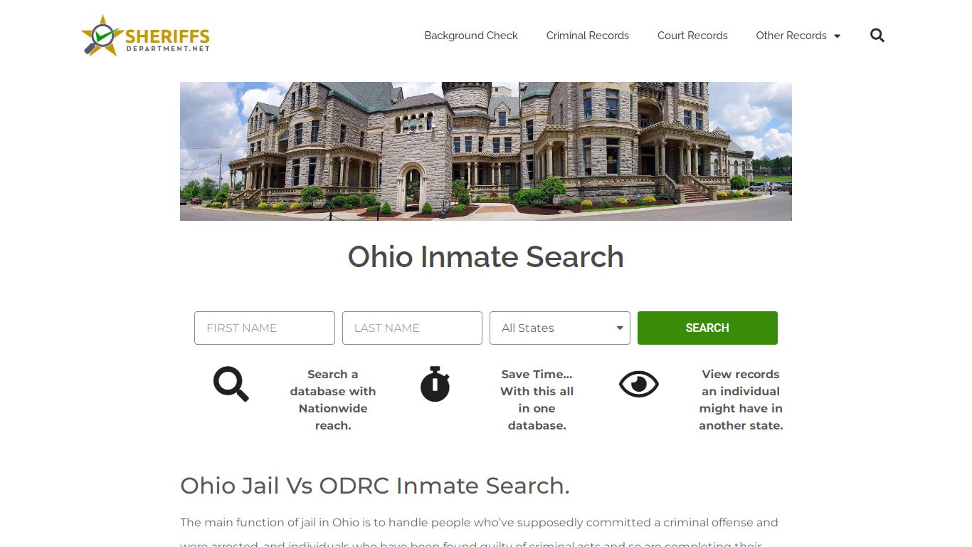 Ohio Inmate Search: Lookup ODRC Prison and County Jail ...